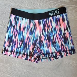 Justice girls bike shorts